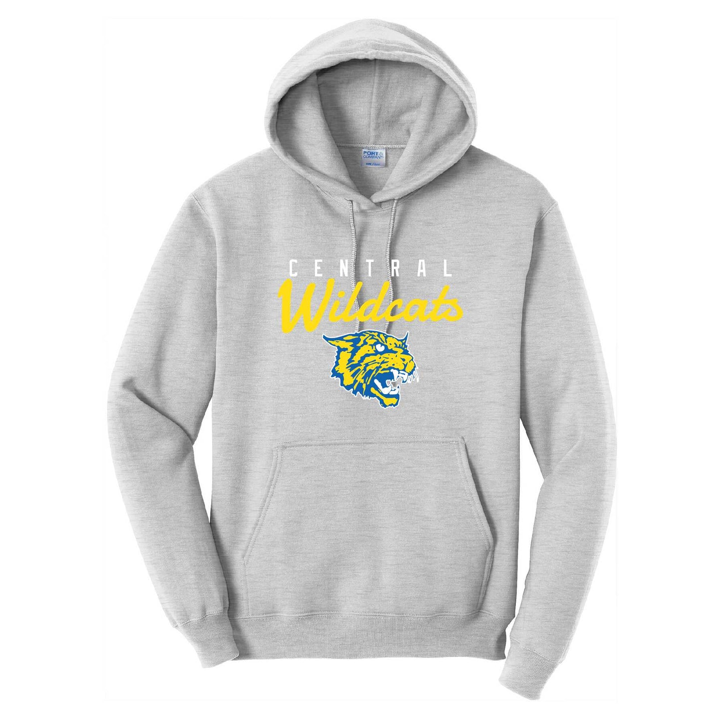 The "Wildcat" Port & Company Core Fleece Pullover Hooded Sweatshirt