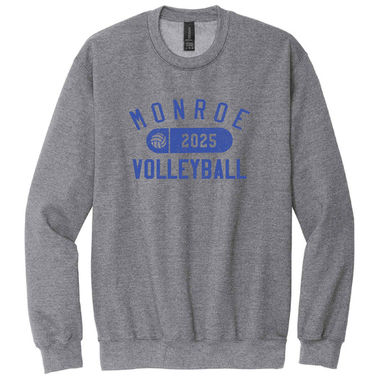 Monroe Volleyball Gildan Softstyle Crewneck Sweatshirt